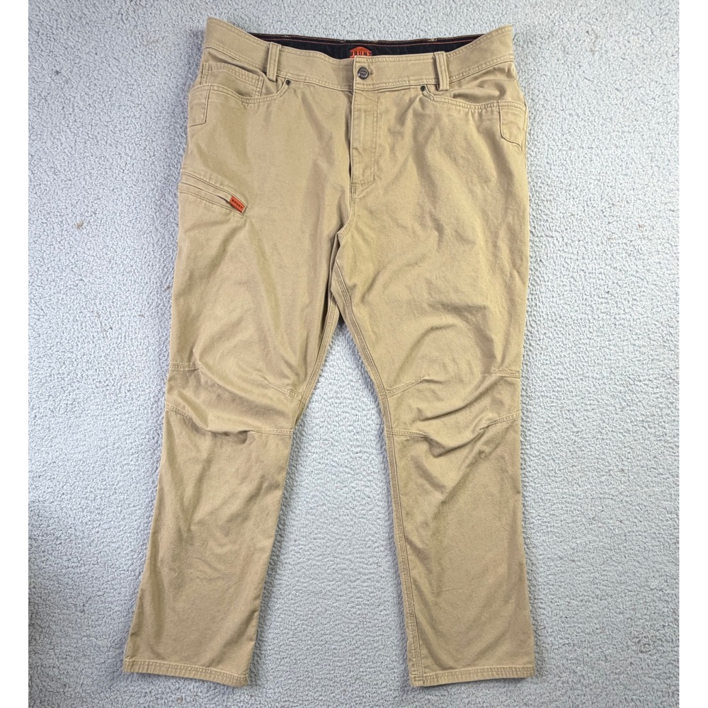 Brunt The Torra Pant Mens 40x34 Khaki Tan Workwear Utility Work Pants Trousers